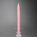 29cm Classic Column Rustic Dinner Candles - Old Rose Pink